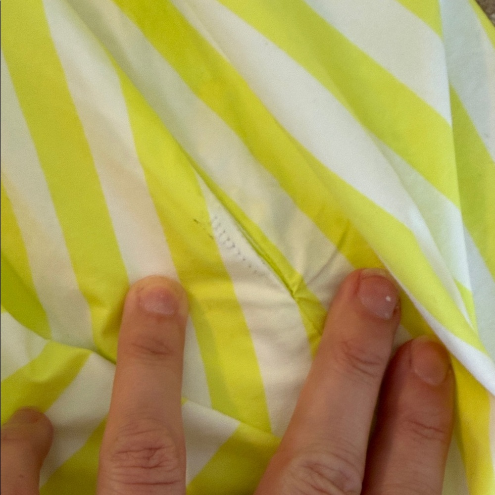 Striped Yellow & White Dress - Picture 8 of 8